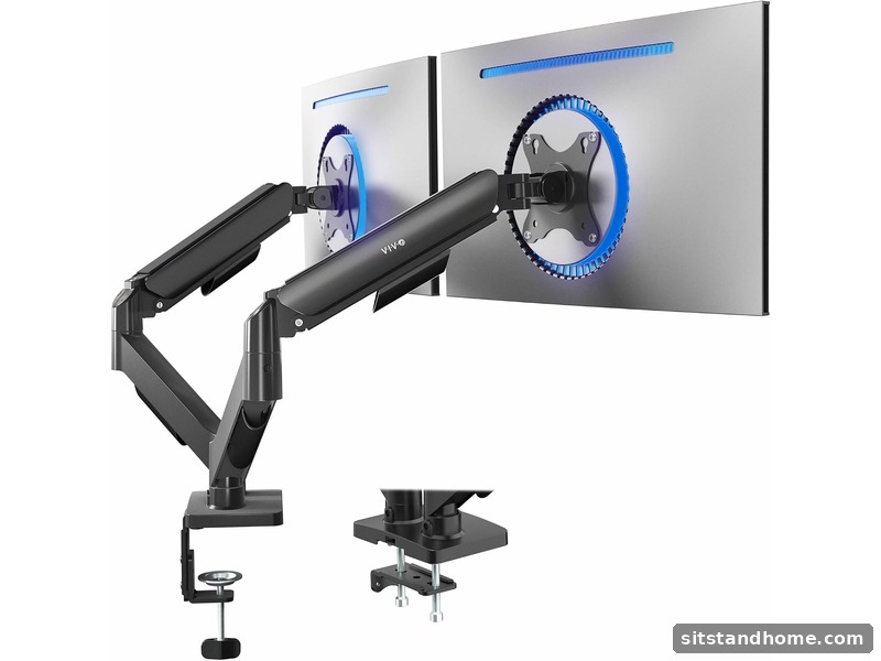 VIVO Dual Monitor Arm product photo